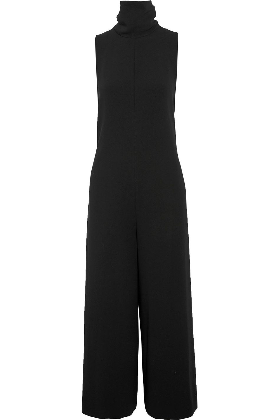 jumpsuit over turtleneck