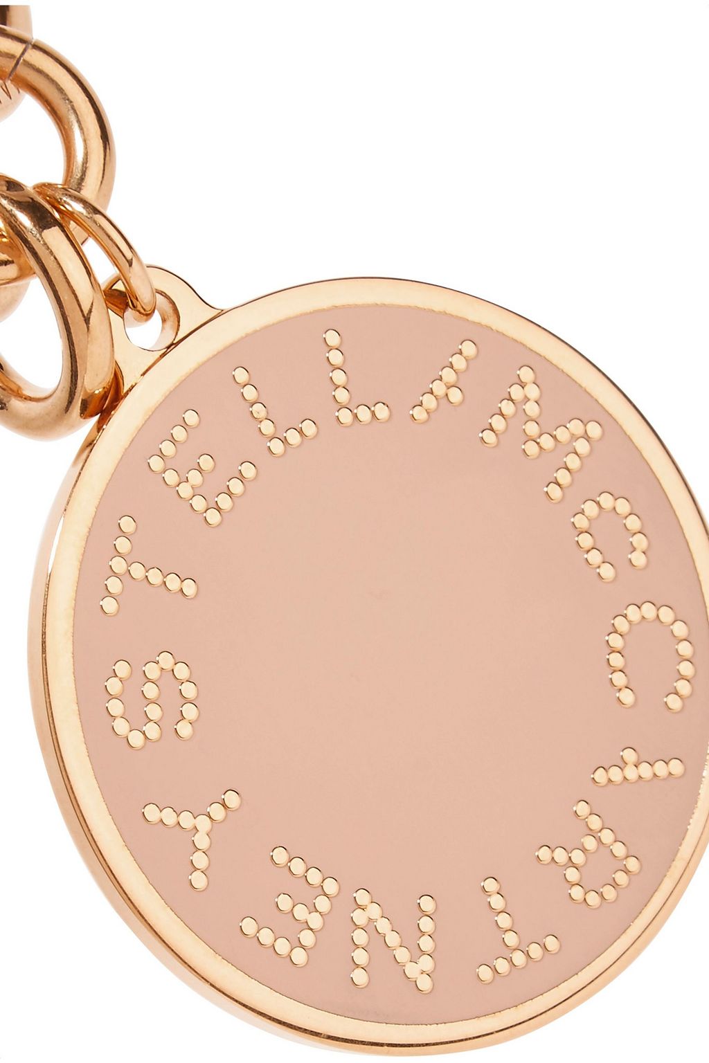 STELLA MCCARTNEY Gold-plated enamel keychain