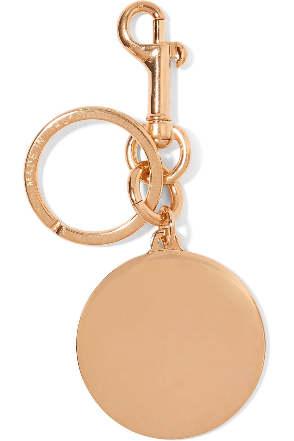 STELLA MCCARTNEY Gold-plated enamel keychain