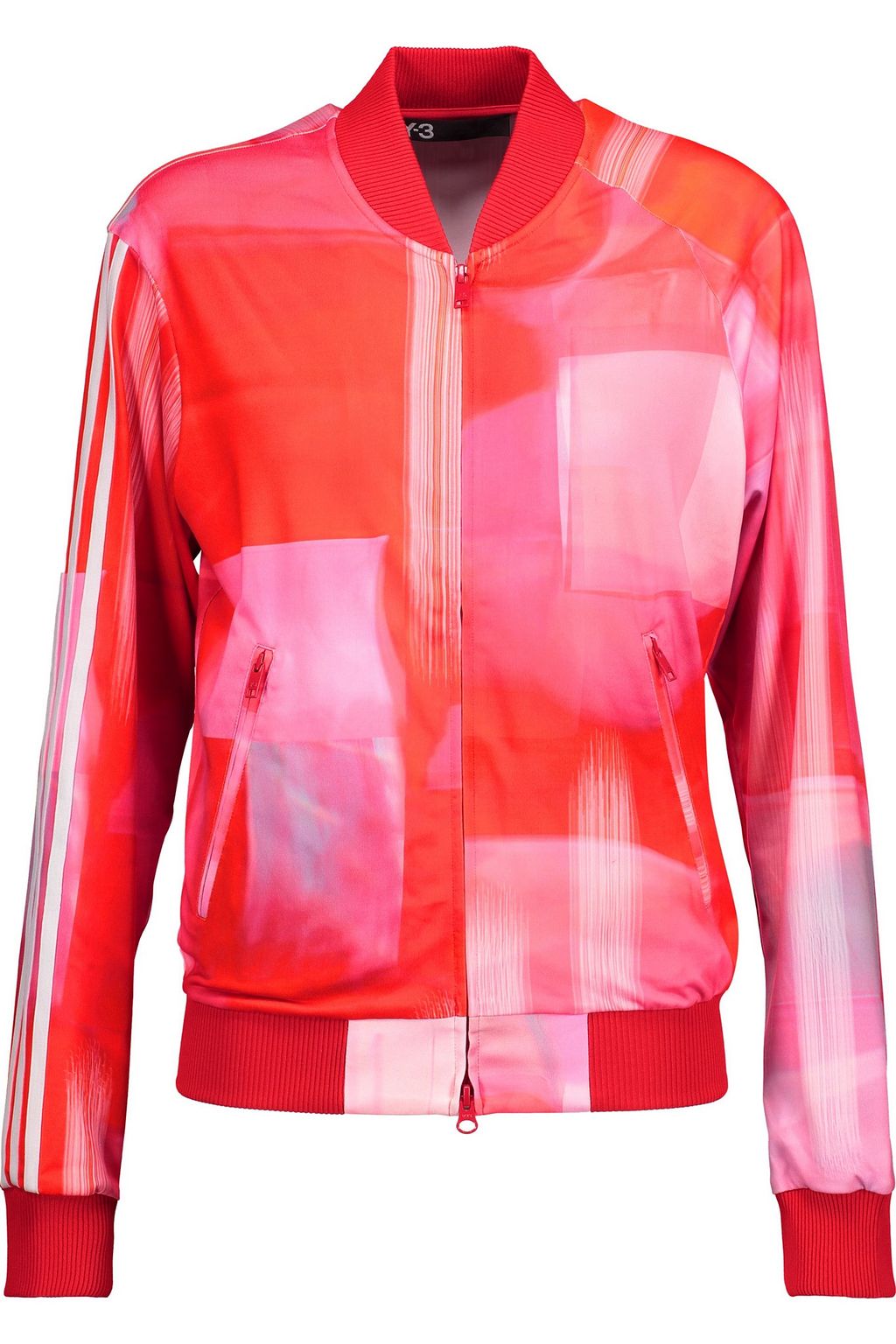 red adidas bomber jacket