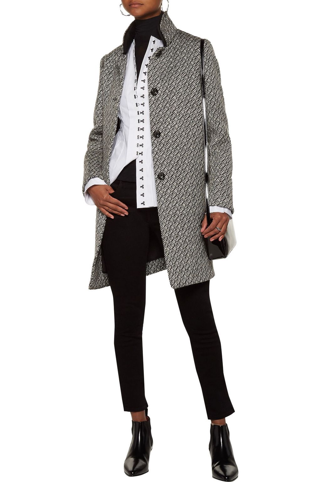 MAJE Bouclé coat