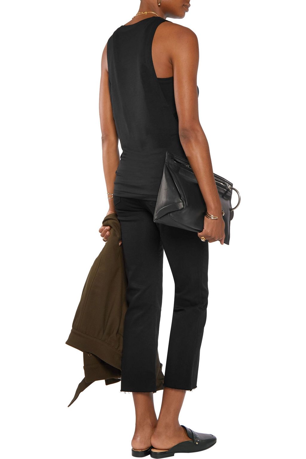J BRAND Selena cropped mid-rise bootcut jeans