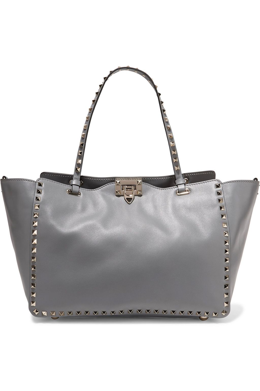 valentino rockstud leather tote