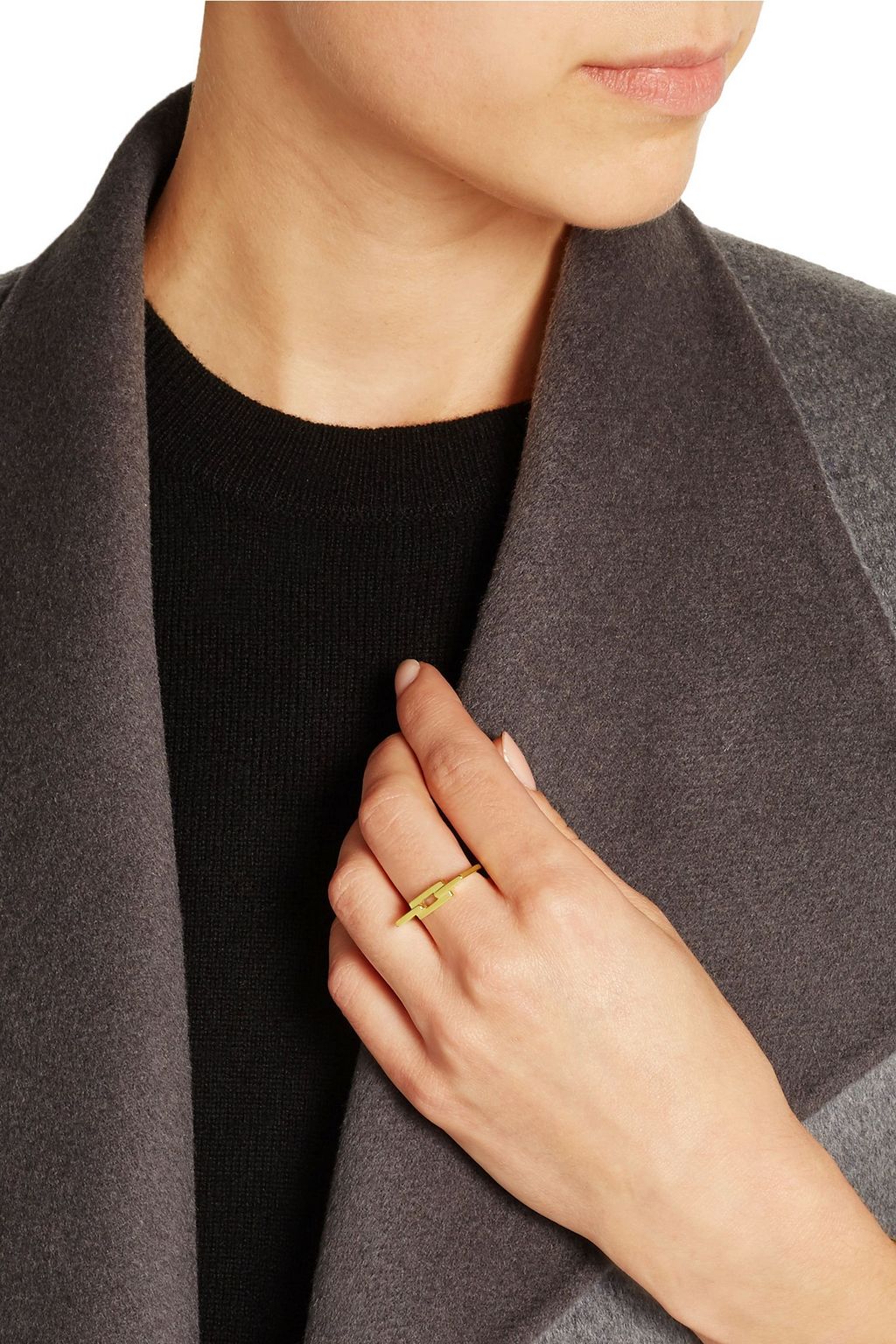 MARIA BLACK Aurore gold-plated sterling silver ring