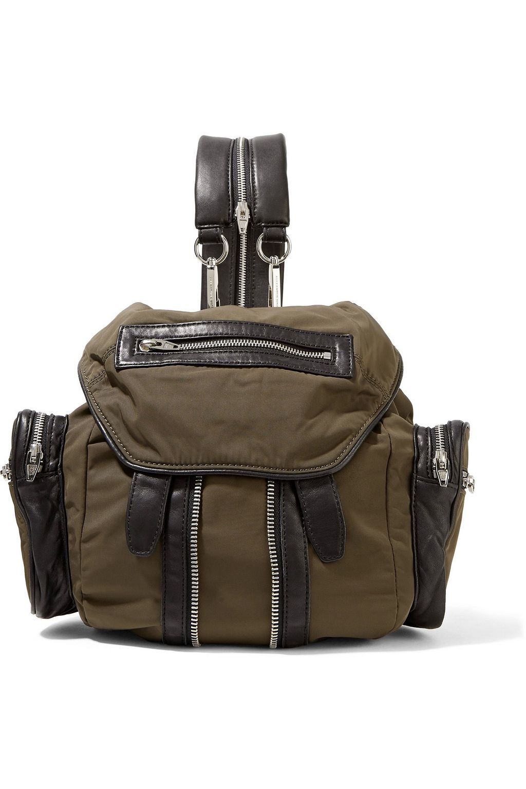 army green mini backpack