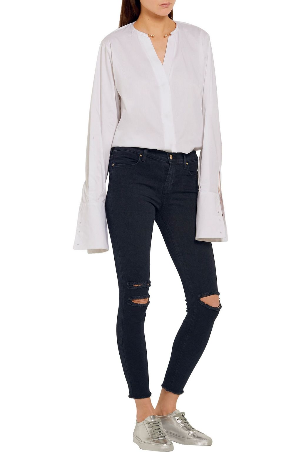 J BRAND ミッドライズ スキニー ジーンズ