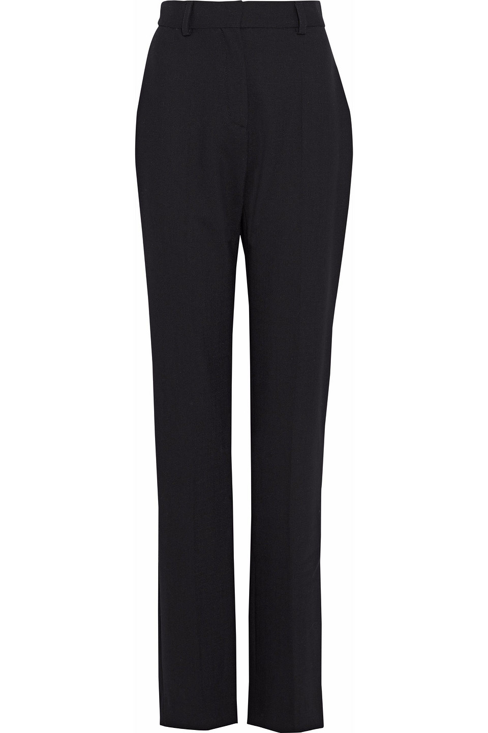 iro - wool-blend straight-leg pants - black - fr 38