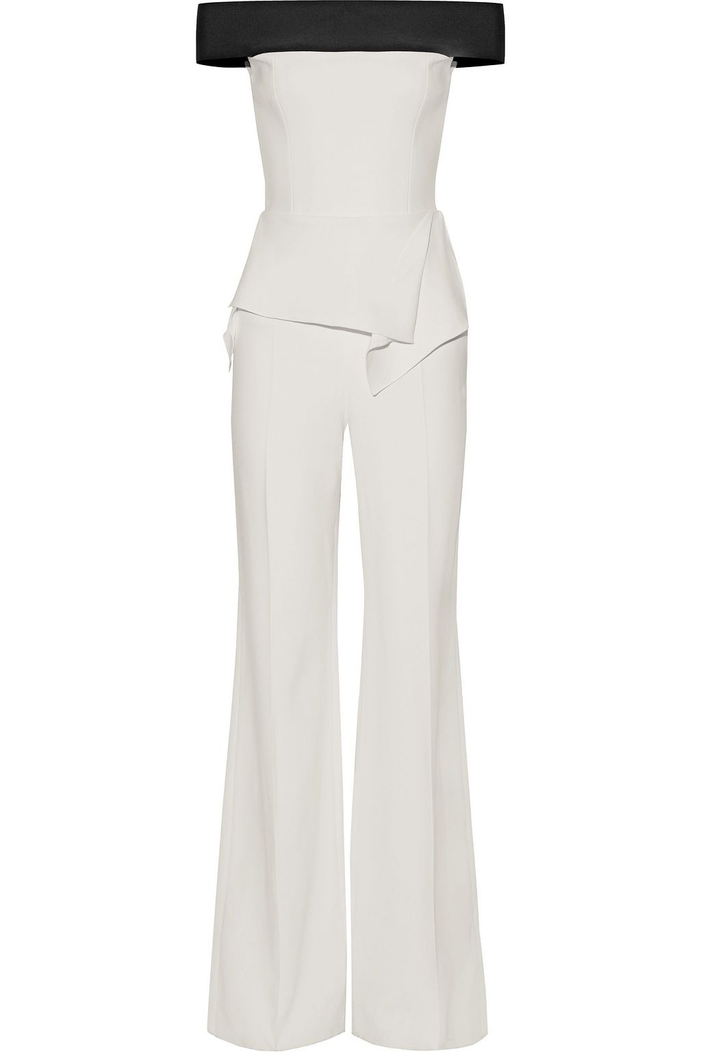 peplum jumpsuit white