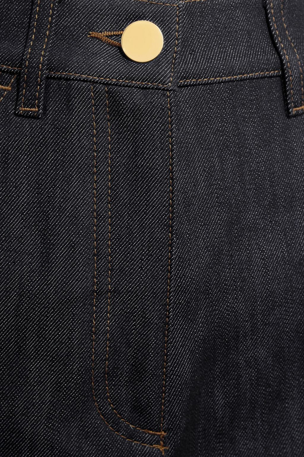VALENTINO GARAVANI Cropped high-rise wide-leg jeans