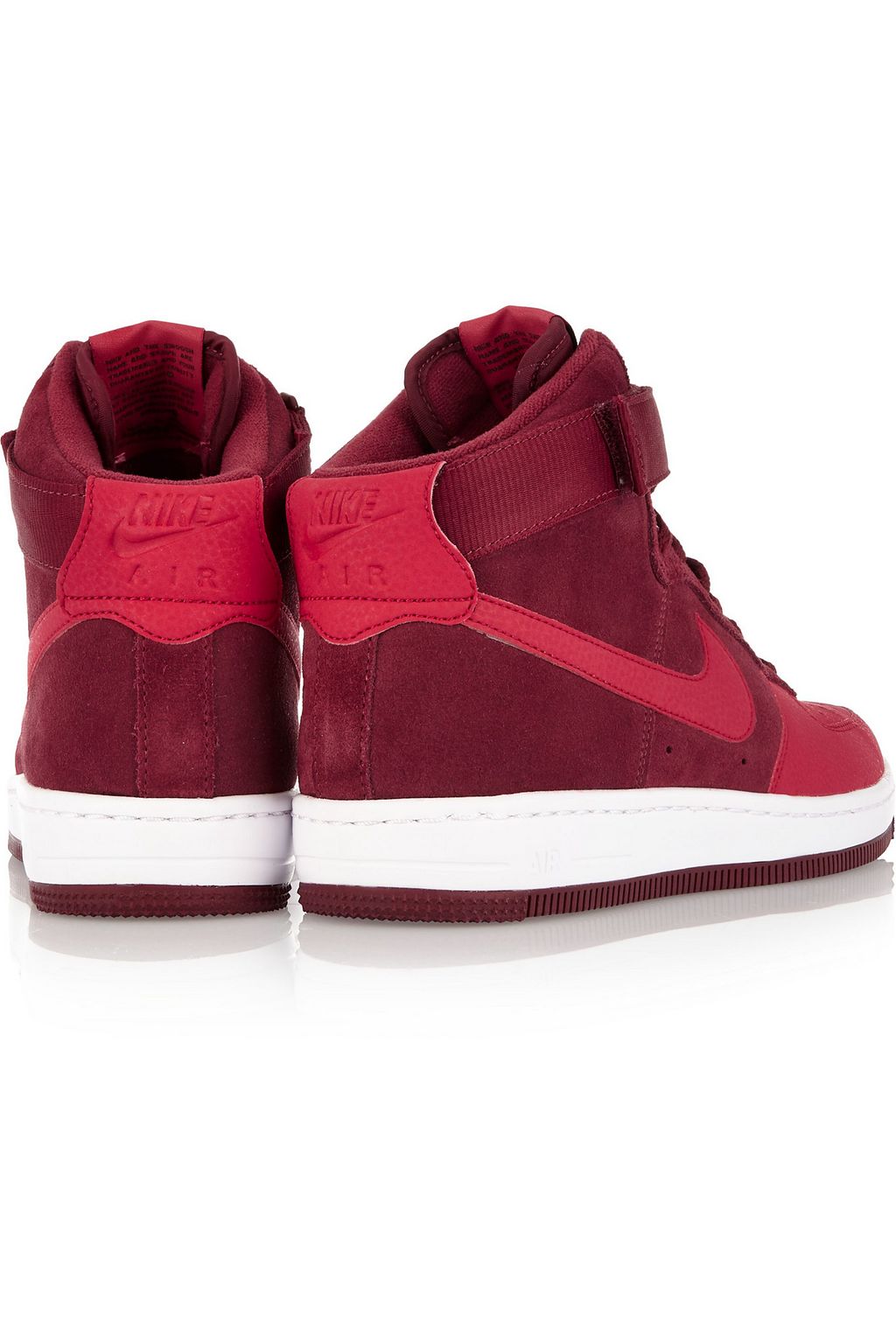 NIKE Air Force 1 Ultra Force Mid suede and leather sneakers