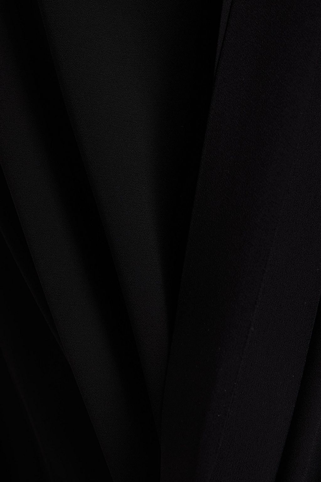MARNI Pleated cady midi wrap skirt