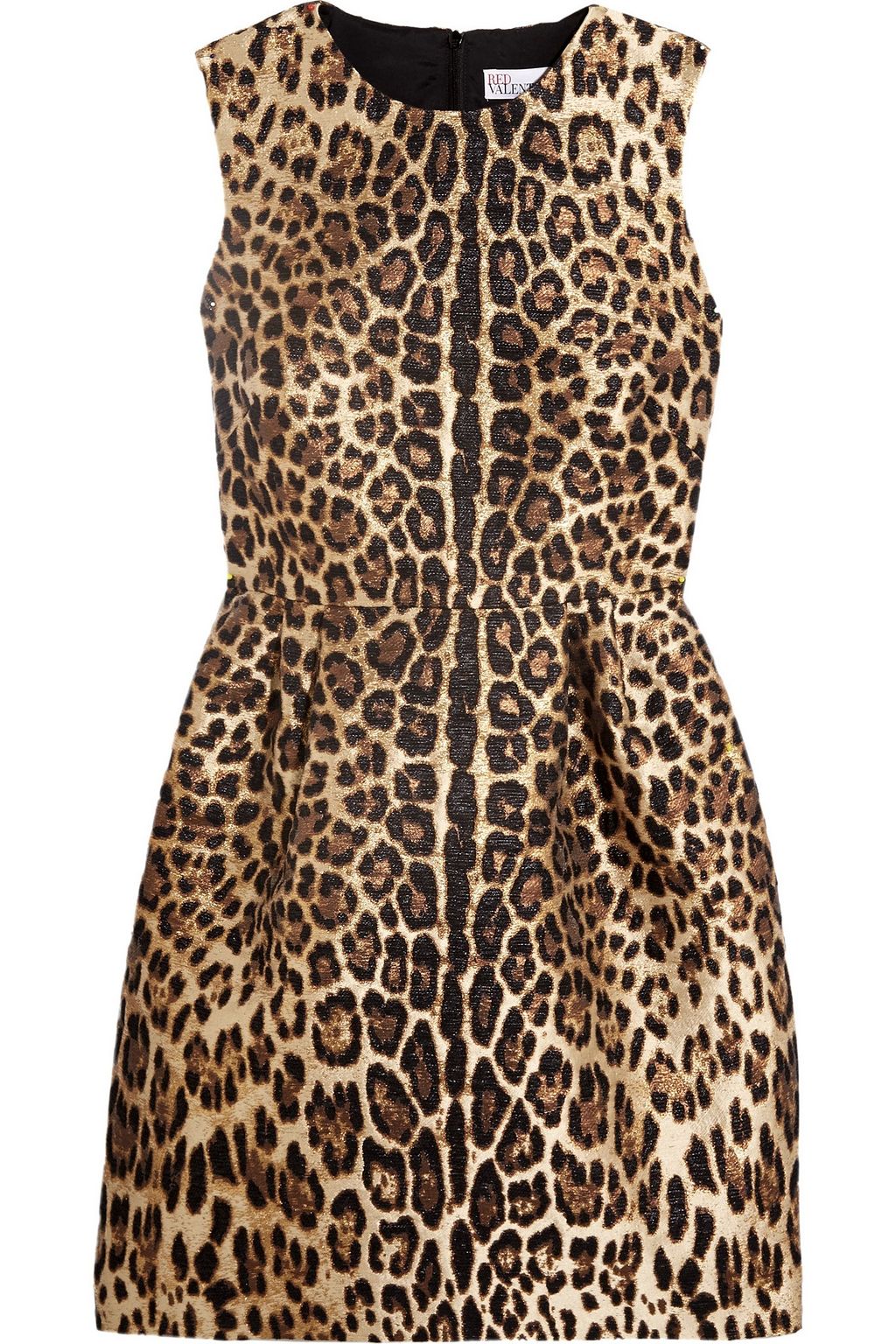 red valentino leopard dress