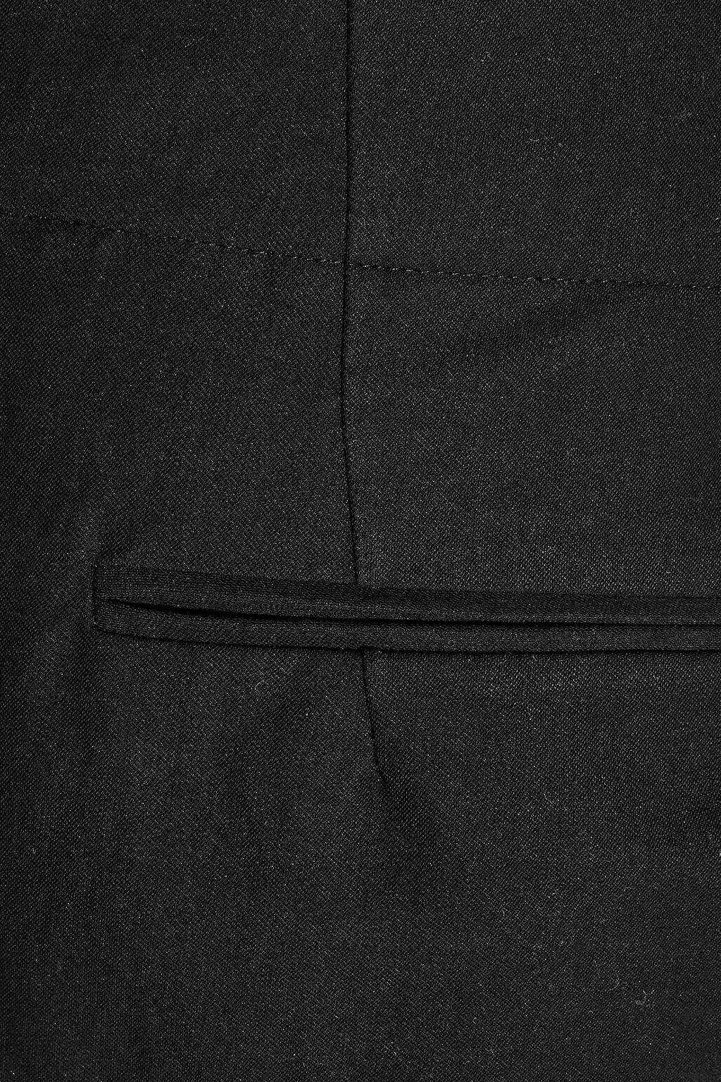 MARNI Pleated linen-blend twill culottes