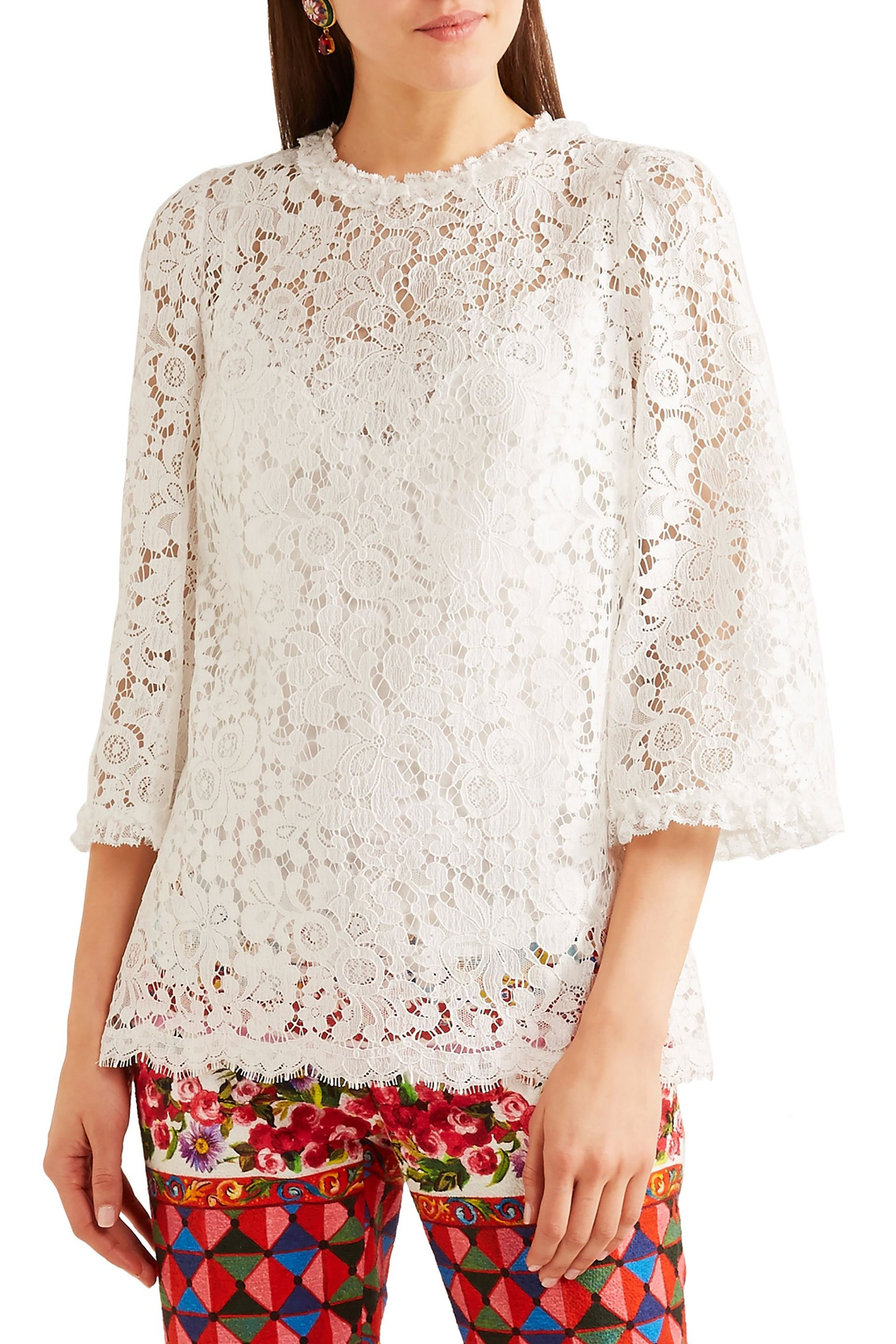 Dolce&Gabbana Corded lace top