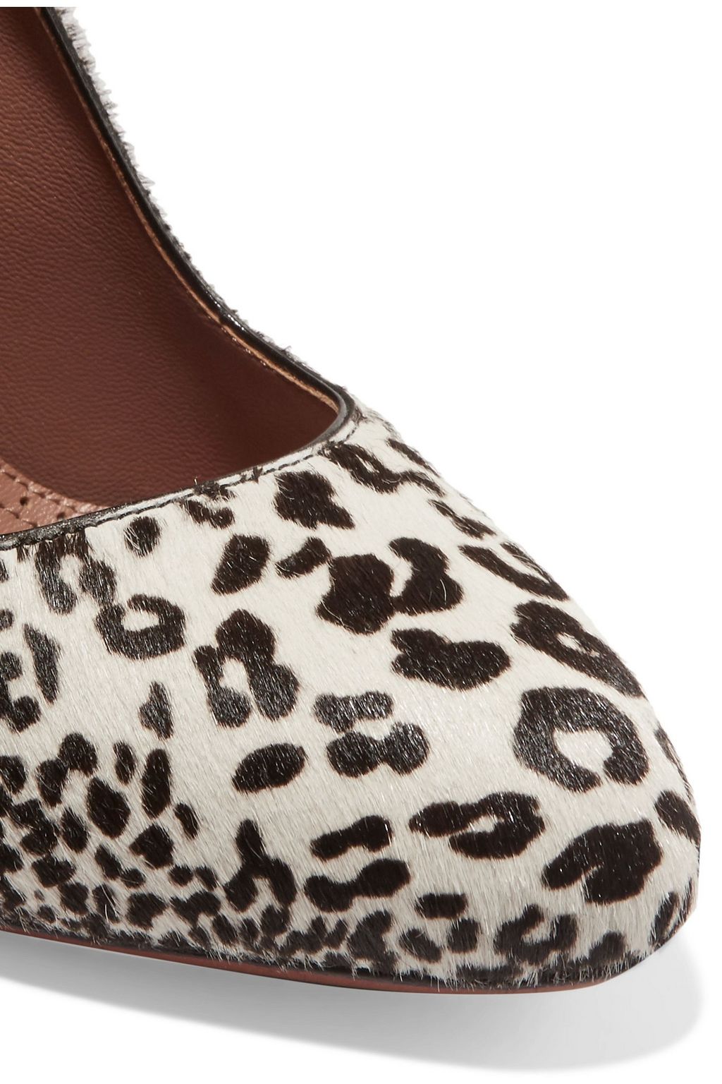 ALAÏA Leopard-print calf hair pumps