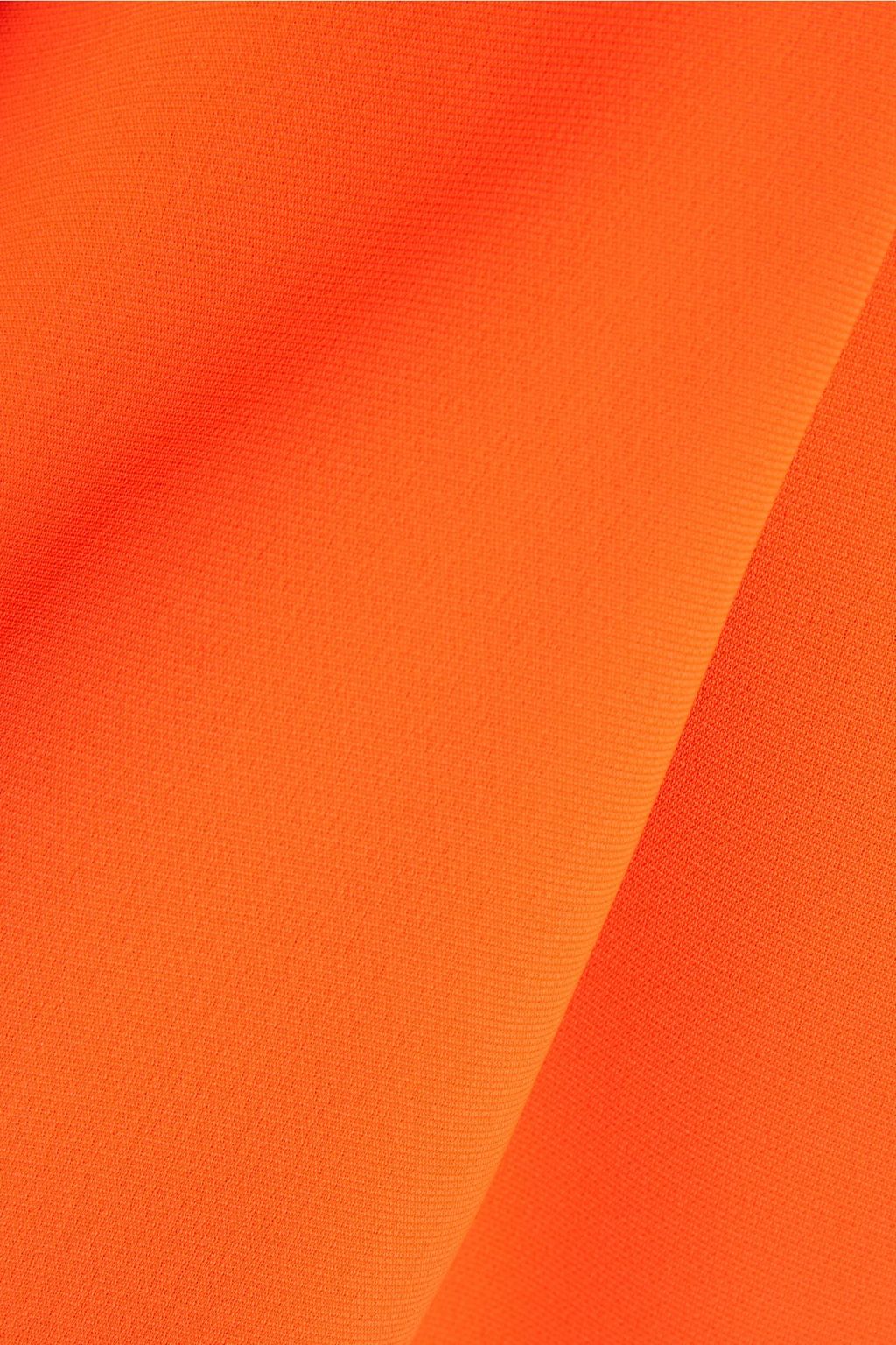 NARCISO RODRIGUEZ Neon crepe dress