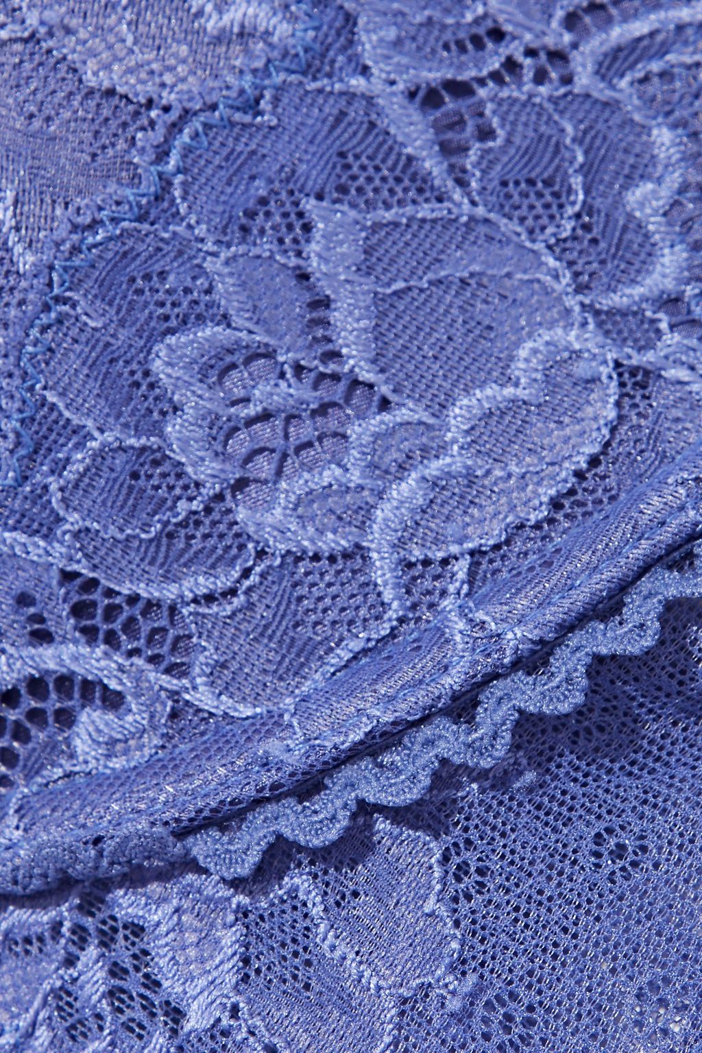 STELLA MCCARTNEY Lace and satin push-up bra