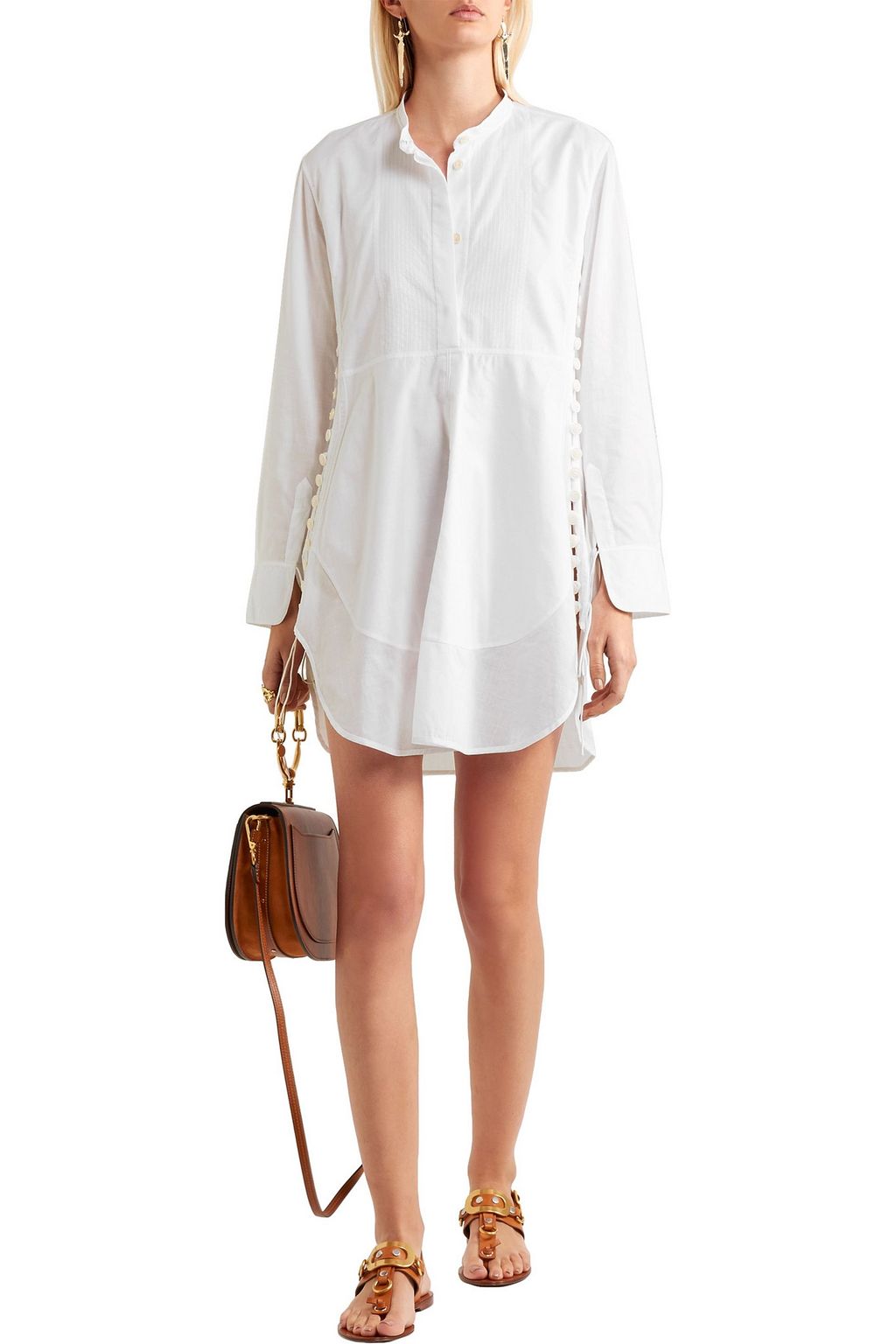 CHLOÉ Cotton-voile mini dress