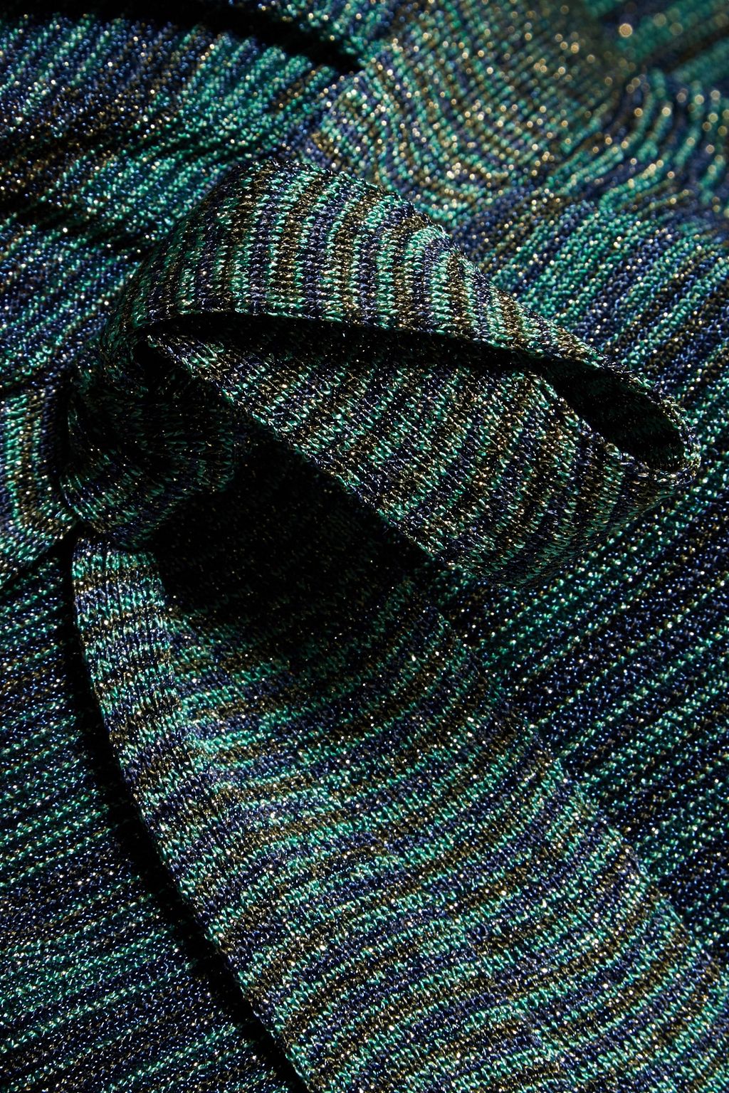 M MISSONI Metallic crochet-knit cardigan