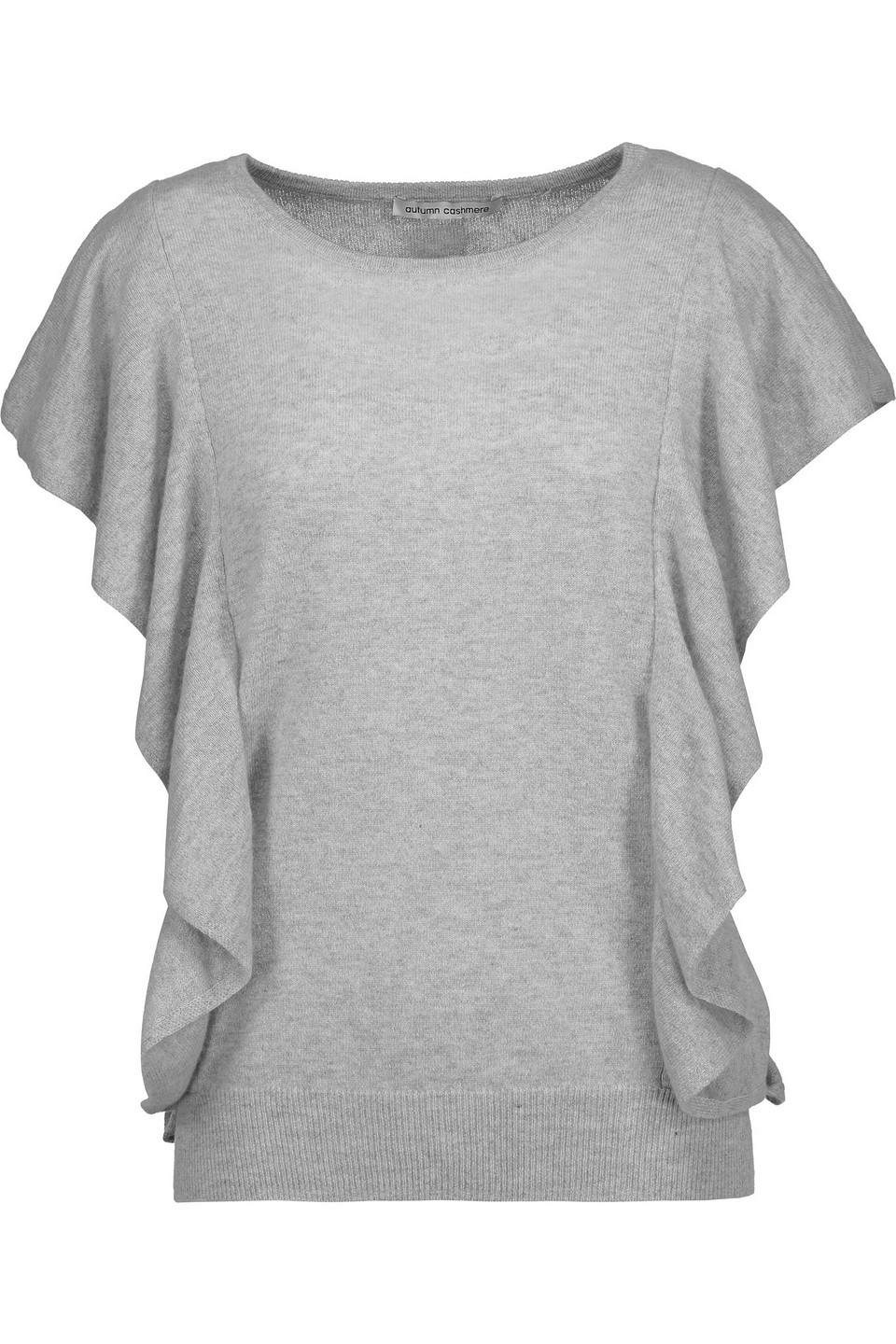 Autumn Cashmere Ruffled Cashmere Top