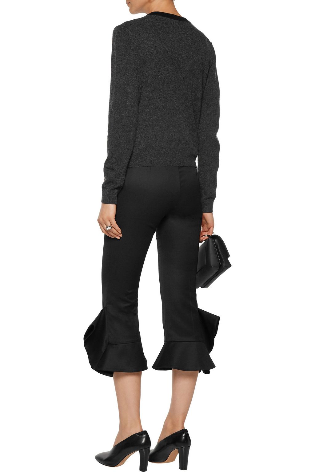DIANE VON FURSTENBERG Temira embellished wool and cashmere-blend cardigan