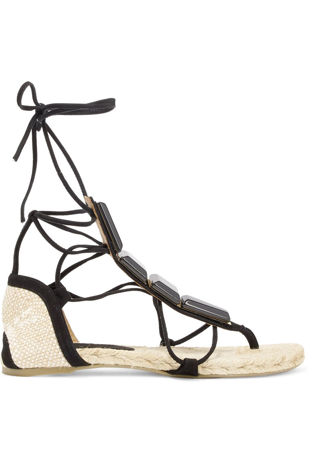 black lace up espadrilles flats