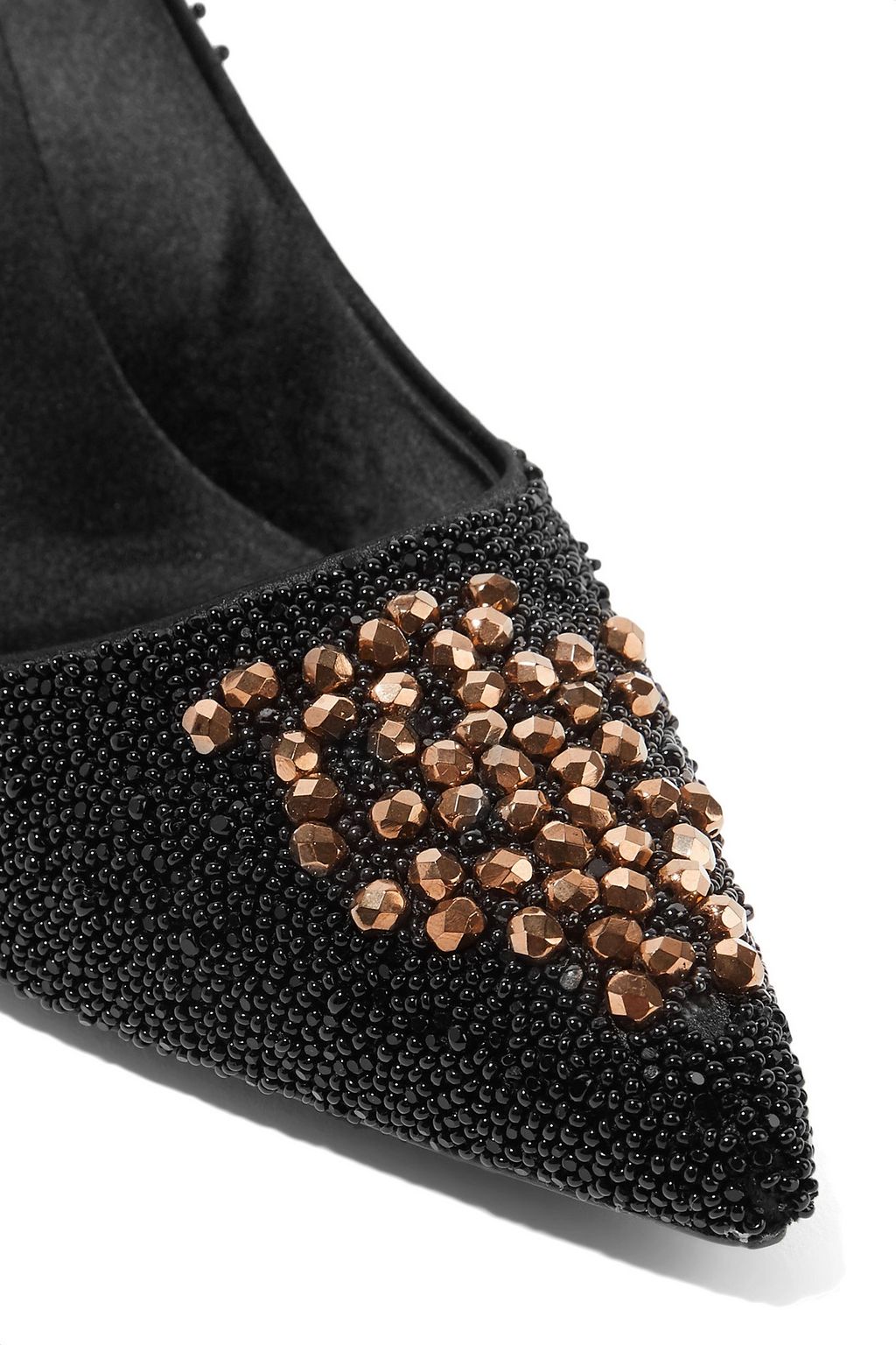 ROGER VIVIER Embellished satin pumps