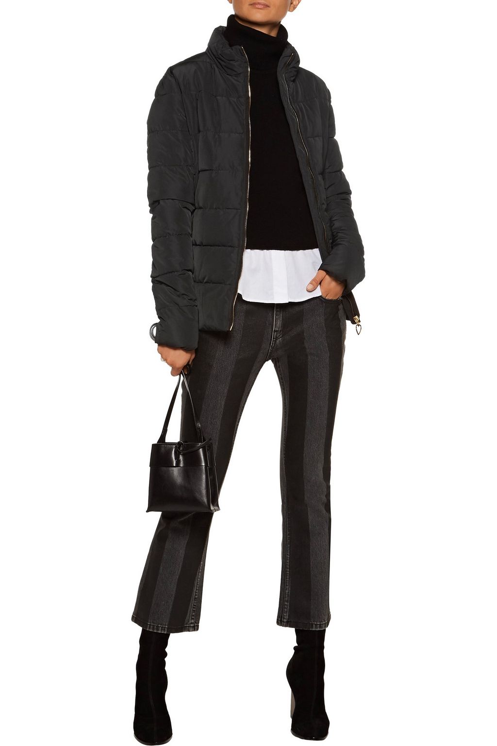 LOVE MOSCHINO Quilted shell coat