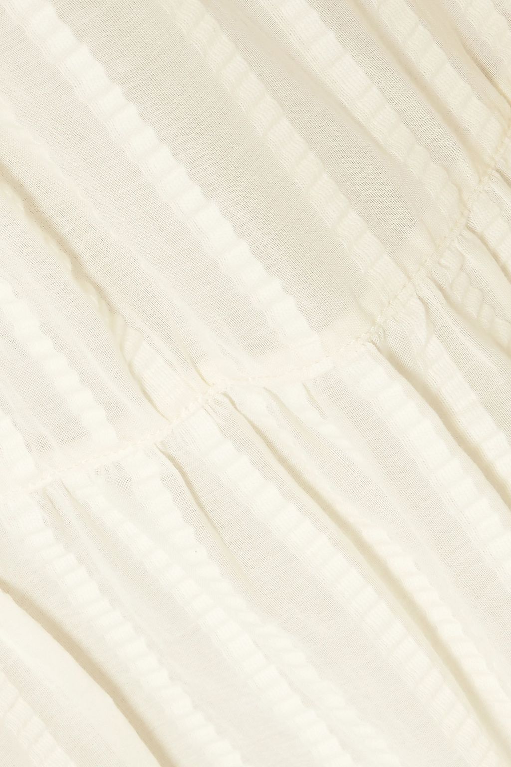 SEE BY CHLOÉ Tiered cotton-blend jacquard midi skirt
