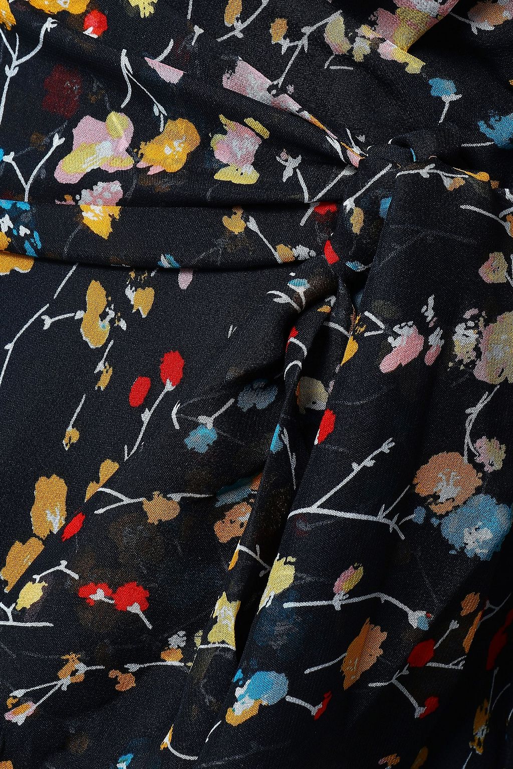 EQUIPMENT Vivienne wrapeffect floralprint silkchiffon midi dress