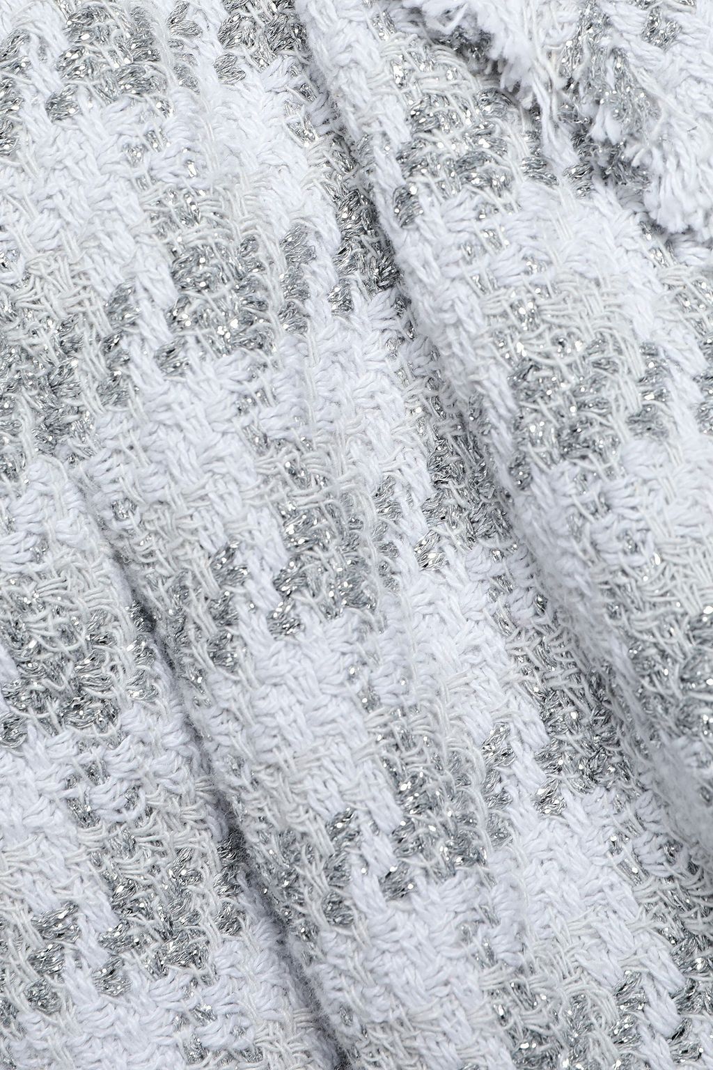 IRO Frayed metallic tweed jacket