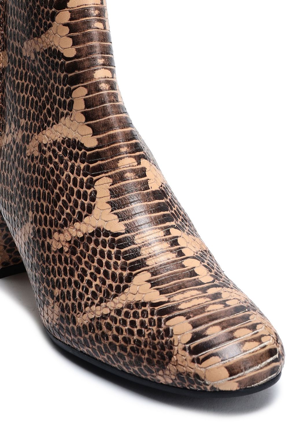 ATP ATELIER Snakeskin ankle boots