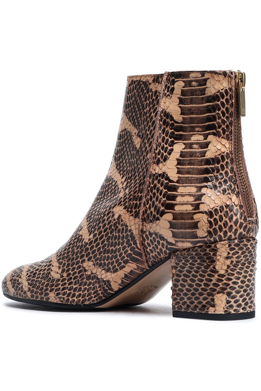 ATP ATELIER Snakeskin ankle boots