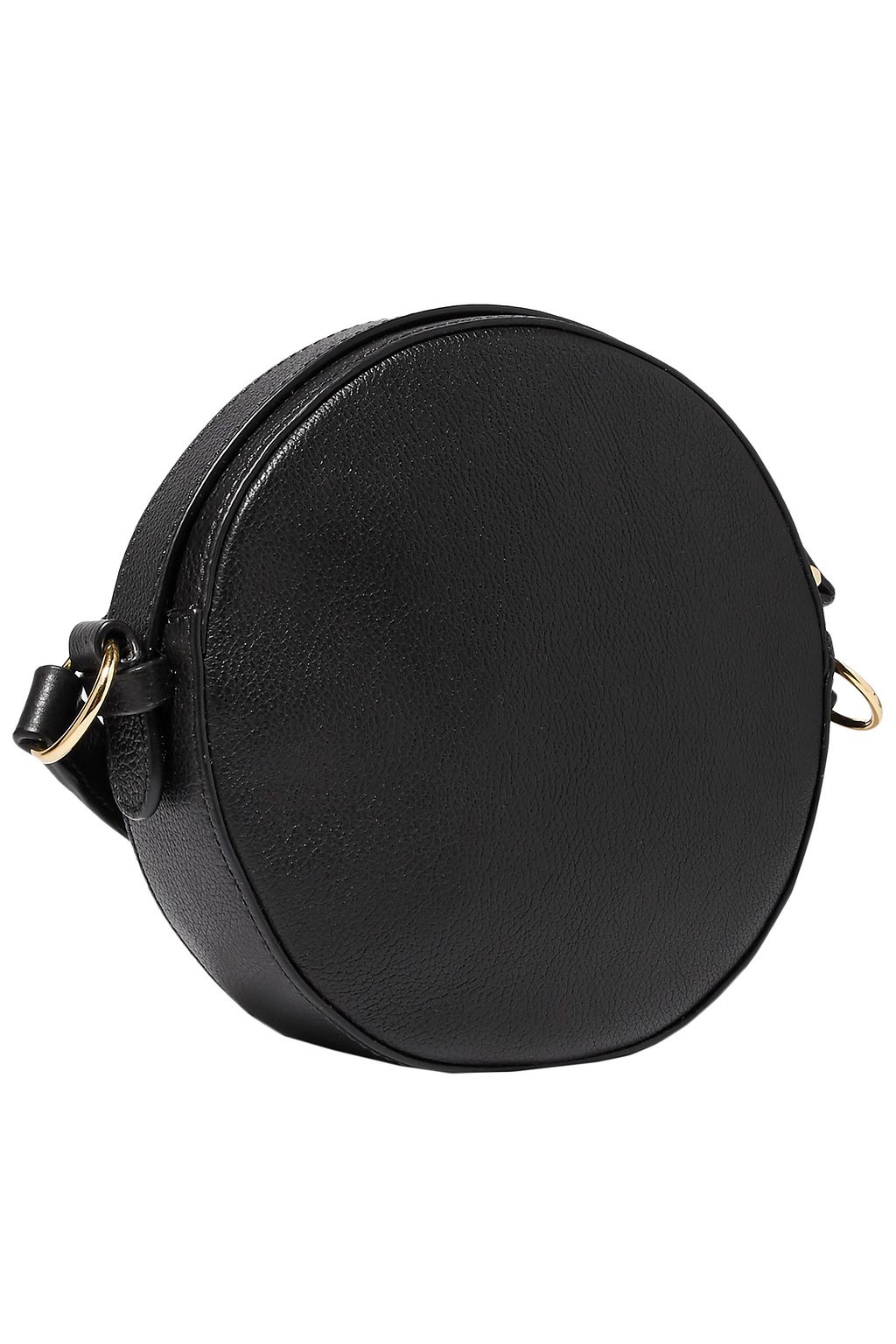 SEE BY CHLOÉ Rosy pebbled and snake-effect leather shoulder bag