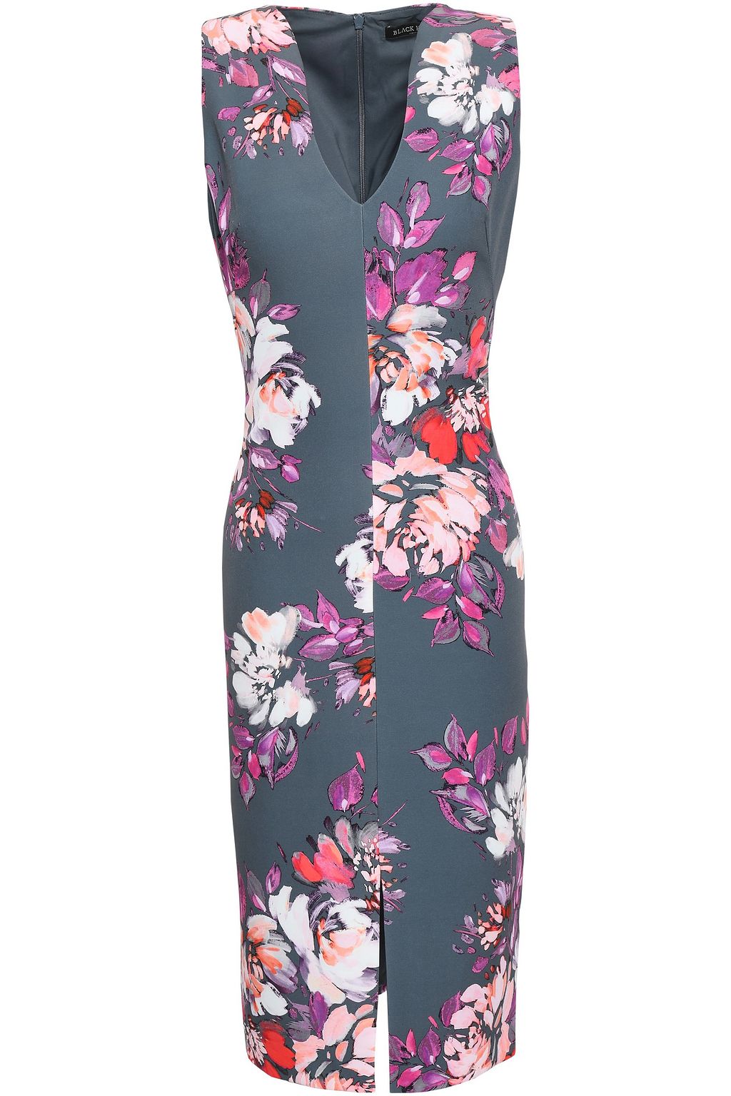 black halo floral dresses