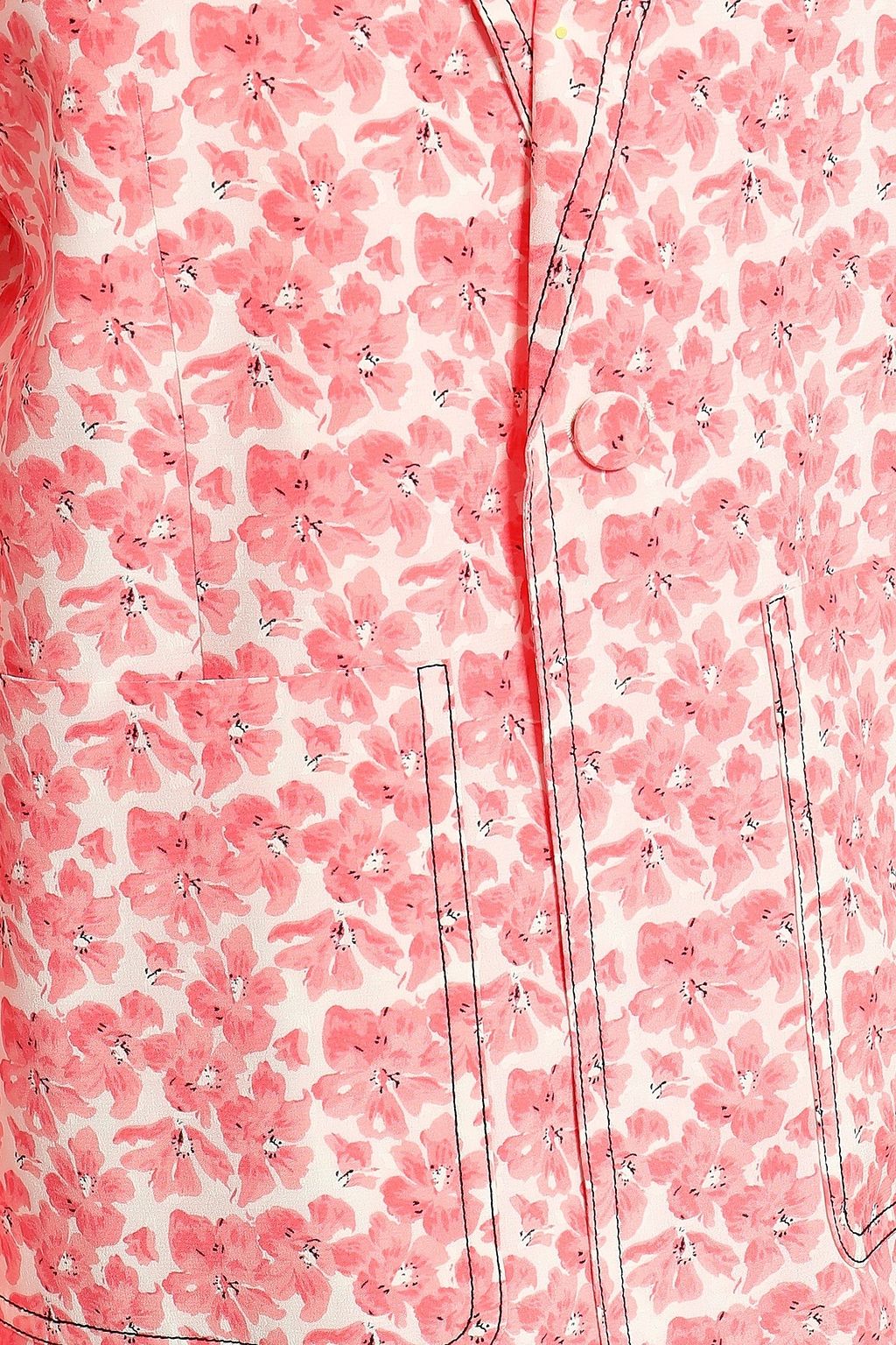 JOSEPH Floral-print silk crepe de chine blazer