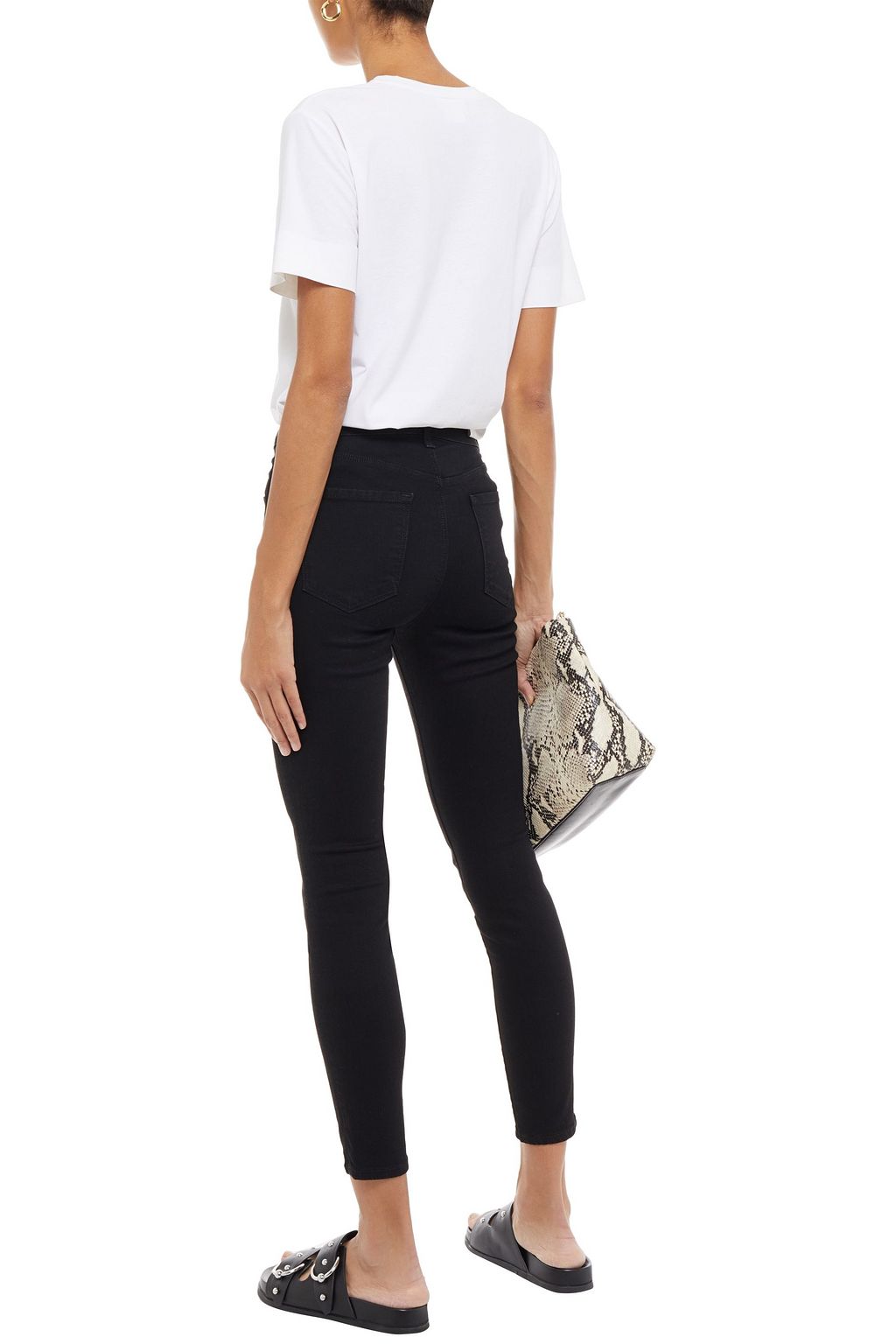 J BRAND ミッドライズ クロップド スキニー ジーンズ