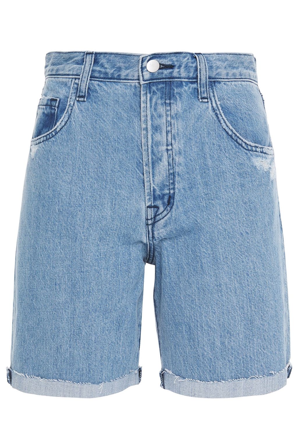 a brand denim shorts