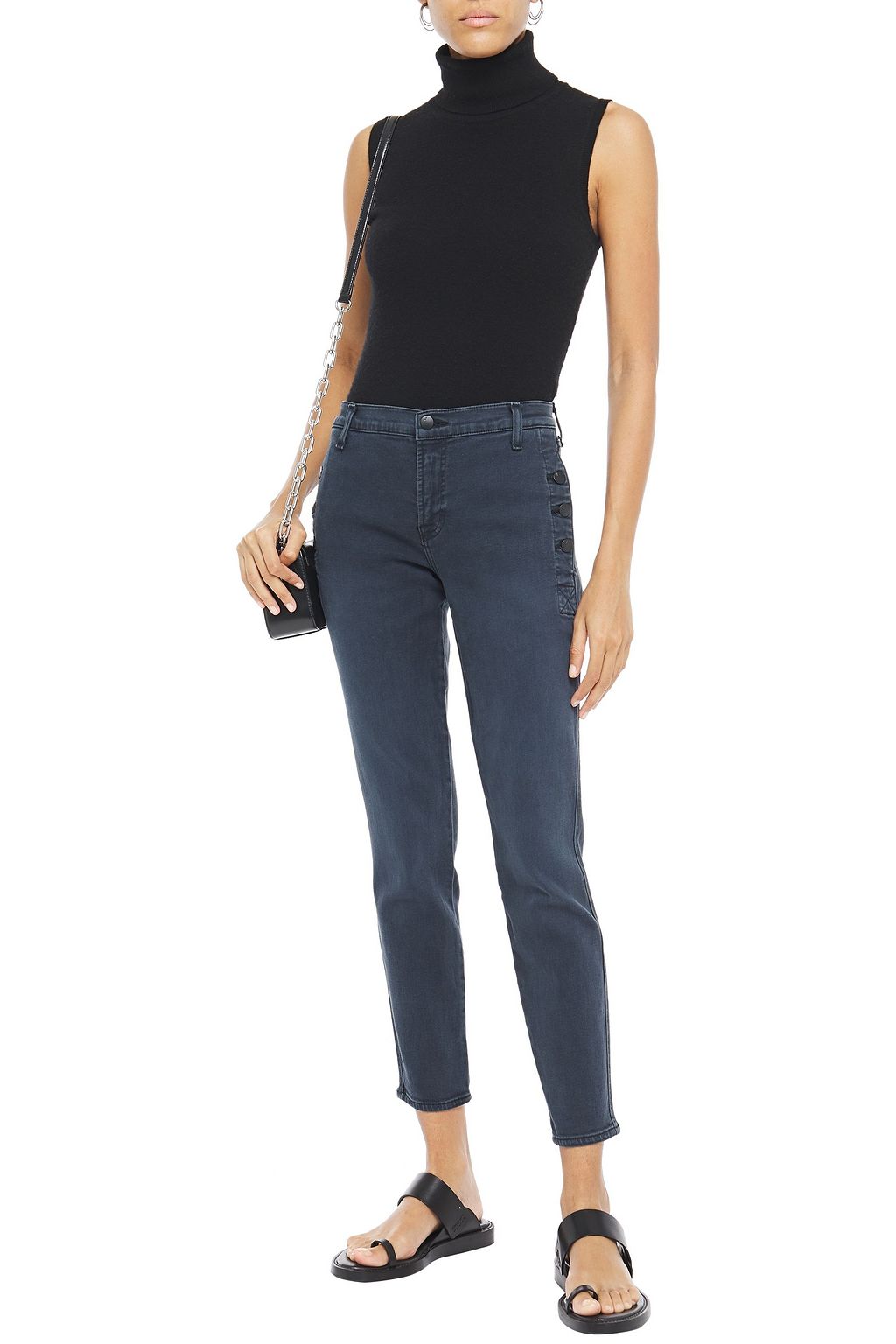 J BRAND Ruby cropped mid-rise skinny jeans