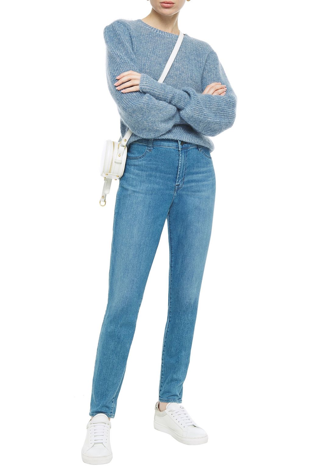 J BRAND 925 mid-rise slim-leg jeans