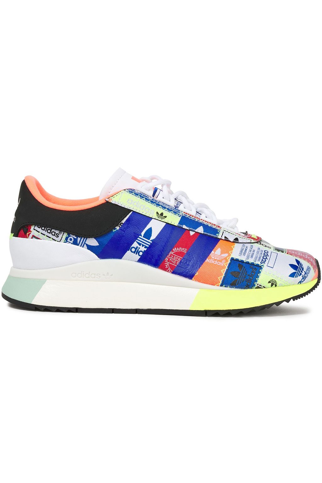 multicolor designer sneakers