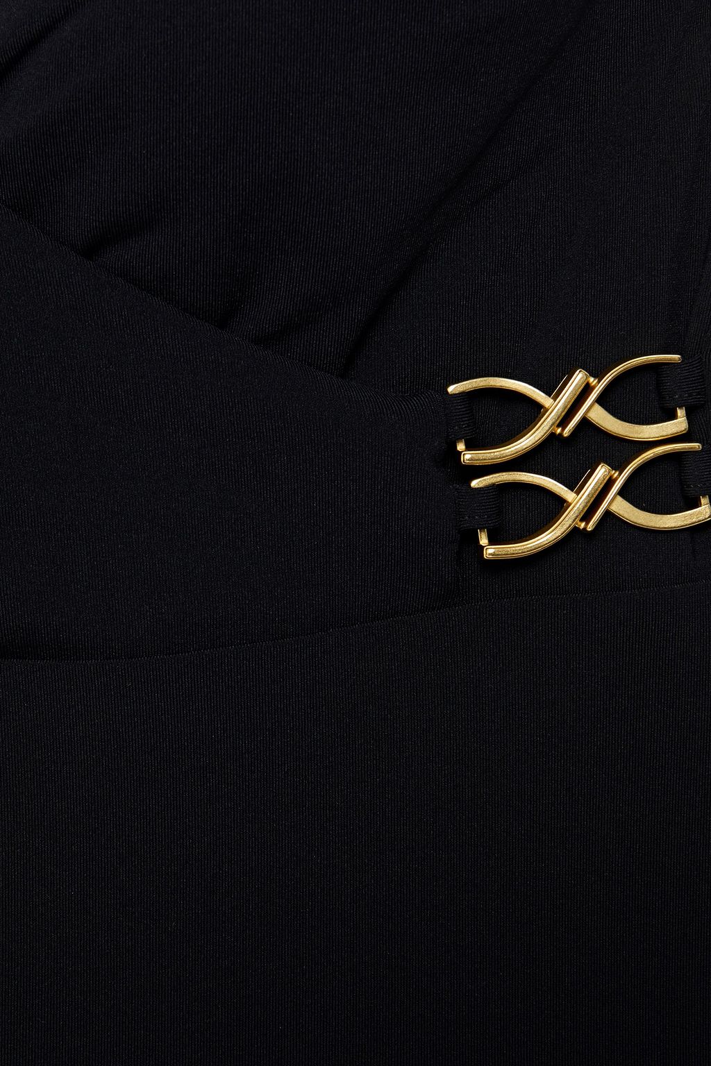 JETS AUSTRALIA BY JESSIKA ALLEN Wrap-effect chain-trimmed swimsuit