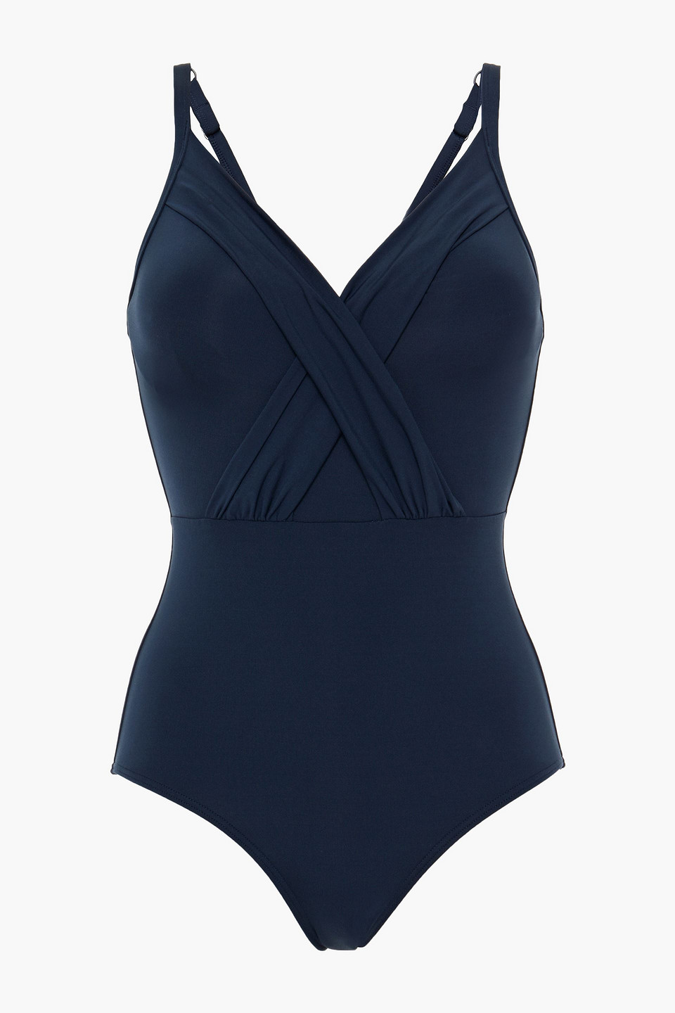 Jets Australia By Jessika Allen Woman Jetset Crossover Swimsuit Navy Size 12