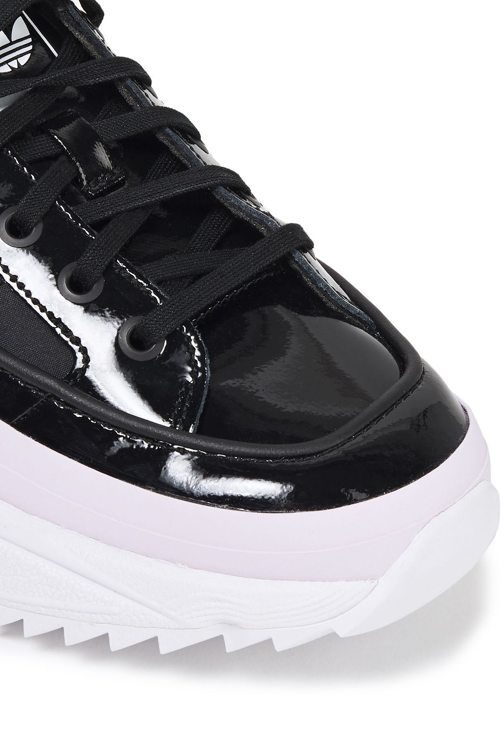 adidas patent leather sneakers