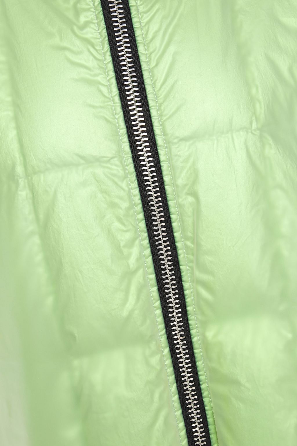 IENKI IENKI Raincoat PVC and quilted foiled shell hooded down coat