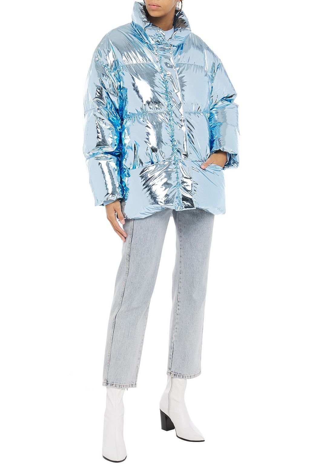 IENKI IENKI Quilted shell down jacket
