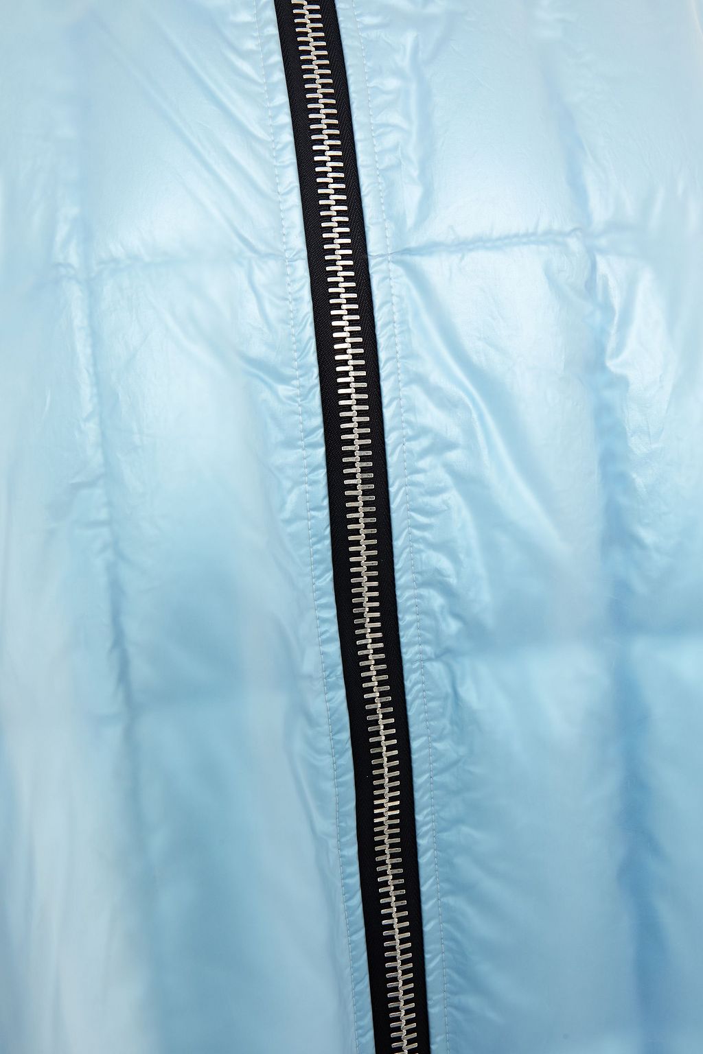 IENKI IENKI Raincoat PVC and quilted foiled shell hooded down coat