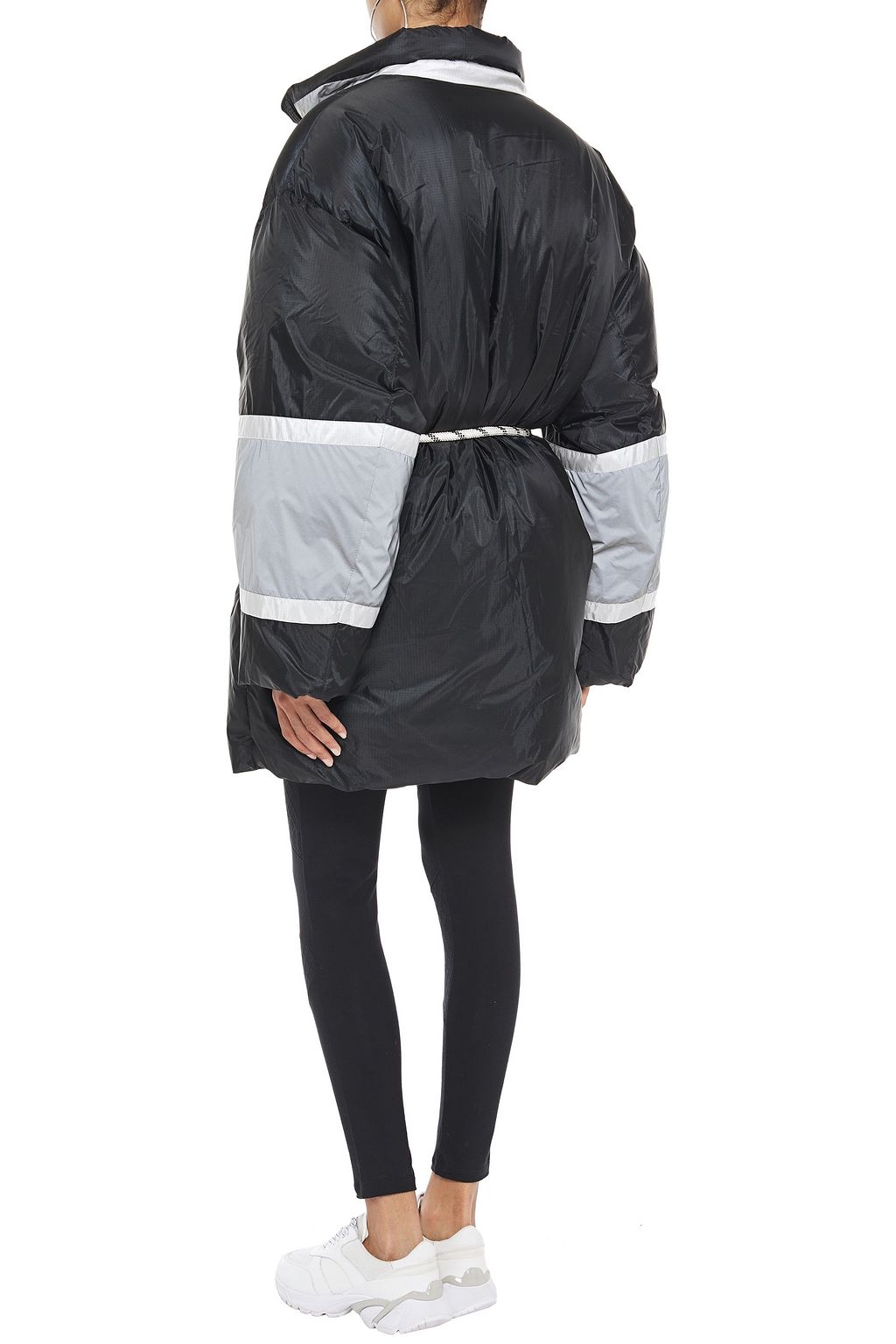 IENKI IENKI Fireman color-block shell down coat