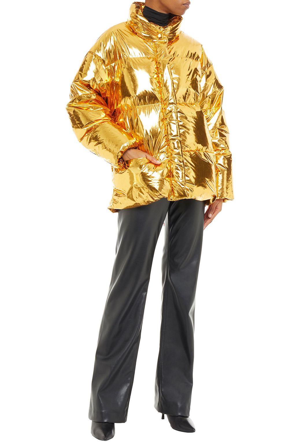 IENKI IENKI Quilted shell down jacket