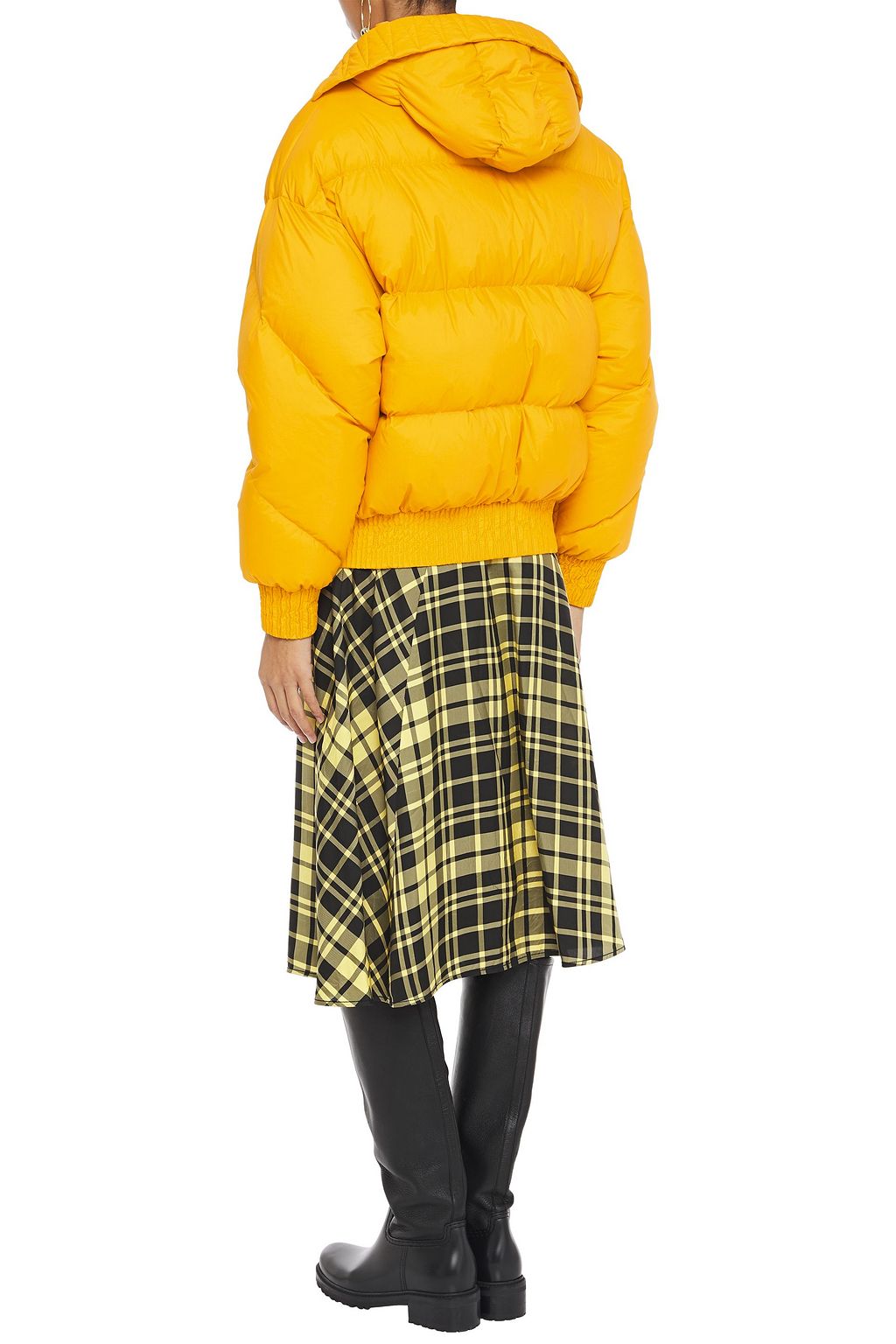 IENKI IENKI Dunlope quilted shell hooded down coat